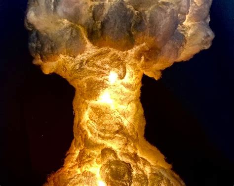 Nuclear Explosion Mushroom Cloud Led Light. Blast Marker - Etsy