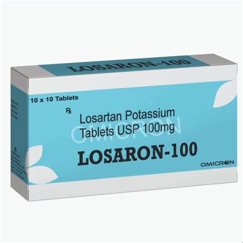 Losartan Potassium Tablets 100 Mg At Rs 24 Stripe Losartan Potassium