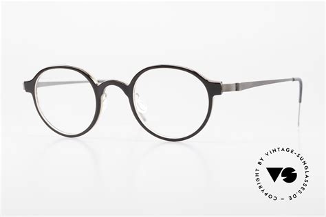 Brillen Lindberg 1013 Acetanium Designer Brille Panto Rund