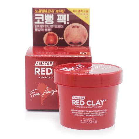 Missha Amazon Red Clay Pore Mask Shopee Thailand