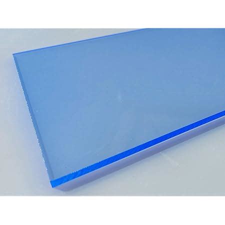 Plaque Acrylique Bleu X X Mm Plexiglass Bleu Tre Amazon Fr