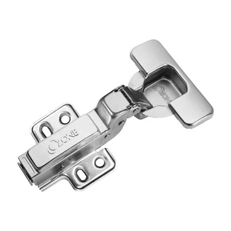 AUTO SOFT CLOSE SLIDE ON HINGE WITH 04 HOLES MOUNTING PLATE 15 Degree