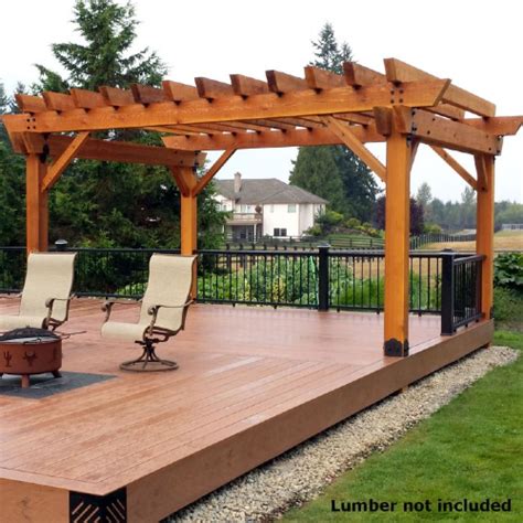 How To Build A Pergola On A Deck Builders Villa