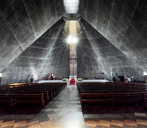 St Mary S Cathedral Tokyo Greyscape