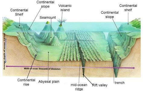 UNDERWATER Topography Maps ocean topographic map stages