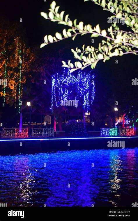 View of Malacca River at night, a popular nightlife spot with bars and ...