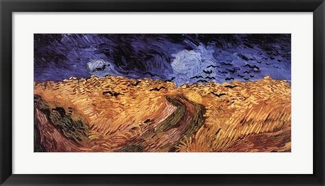 Wheatfield with Crows, c.1890 Painting by Vincent Van Gogh at FramedArt.com