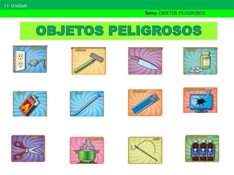 Objetos Peligrosos Objetos Manualidades Escolares Manualidades