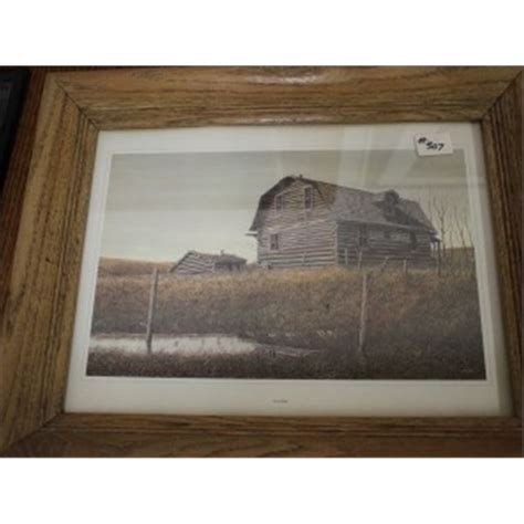 Len Gibbs Barn Painting