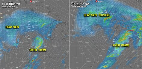 A Powerful Winter Storm Vanessa Forecast Intense Snow And Blizzard For