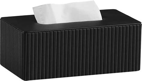 Amazon MEIBOOCH Tissue Box Cover Stylish PU Leather Rectangular