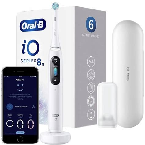 SZCZOTECZKA SONICZNA MAGNETYCZNA Oral B iO 8 Biała 14688311707 Allegro pl