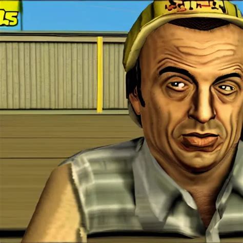 Saul Goodman In Gta San Andreas A Game Screenshot Stable Diffusion