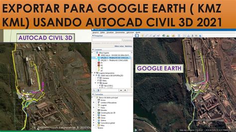 Exportar Kmz Kml Para Google Earth Utilizando Autocad Civil D