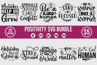 Positivity Svg Bundle Graphic By Teebusiness Creative Fabrica