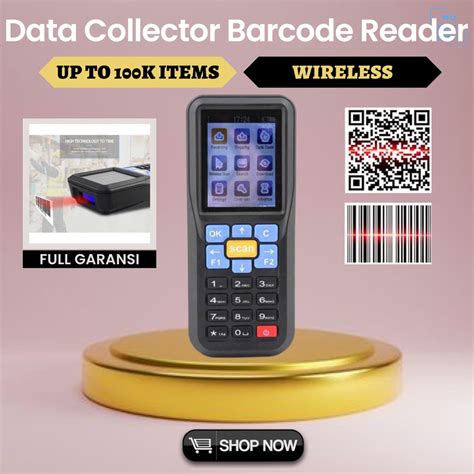 Jual Alat Wireless Data Collector Scanner Scaner Scan Skener Barcode