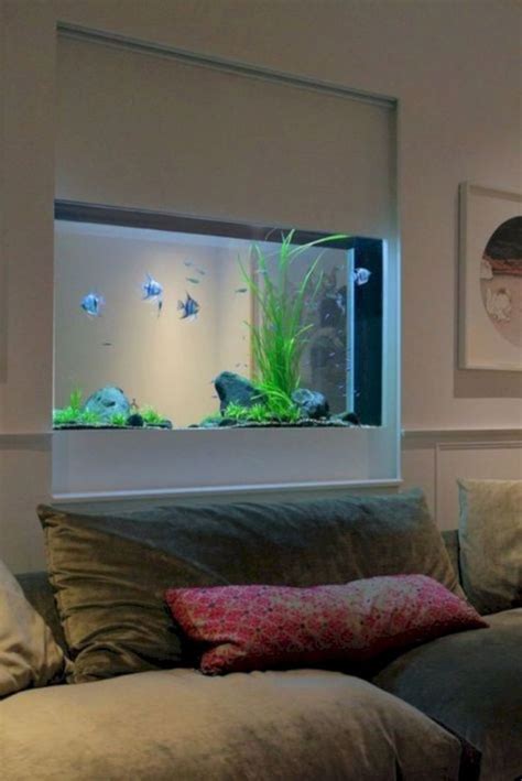 53 Aquarium Design Ideas That Make your Home Look Beauty ~ Matchness.com | Wall aquarium ...