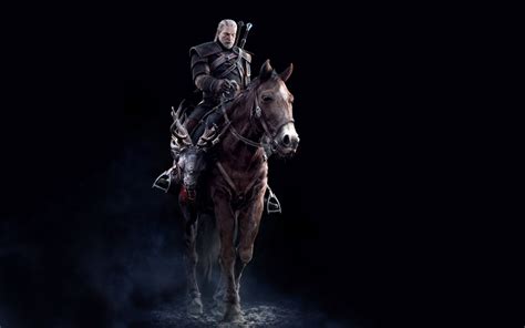 Wallpaper Video Game The Witcher 3 Wild Berburu Kegelapan