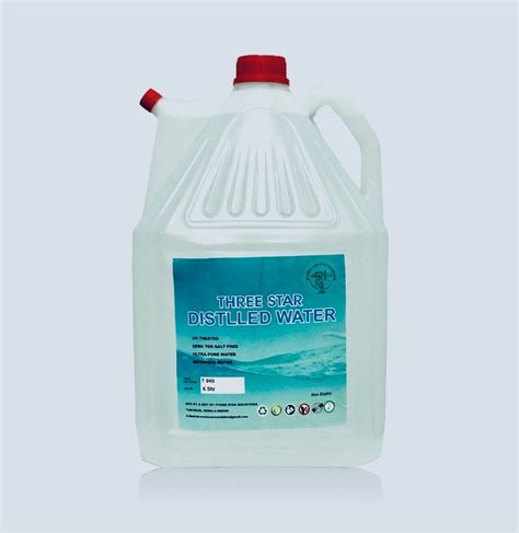 Three Star Distilled Water For Inverter Battery Medical Equipment