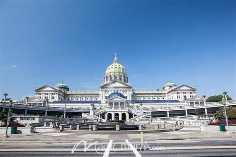 State House and Capitol Building Mural by Magic Murals