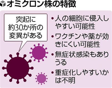 オミクロン株の変異、異例の多さ人体に入り込む「鍵」の性質が30か所以上で変わる 読売新聞