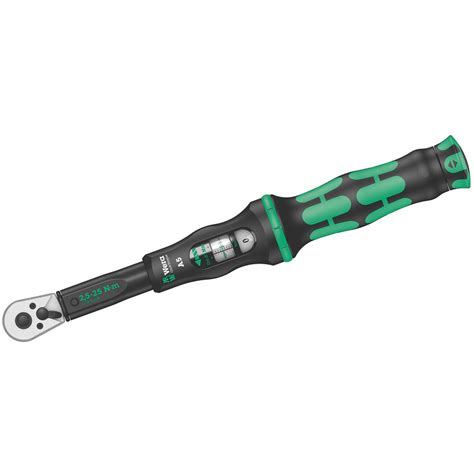 Wera Click Adjustable Torque Wrench 1/4" 2.5Nm - 25Nm | Toolstation