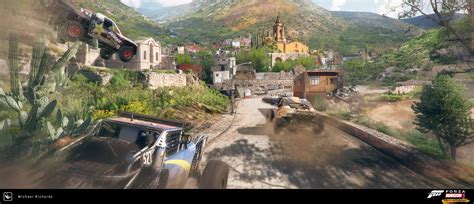 Official Concept Art Of The Fh5 Rally Adventure Dlc Rforzahorizon