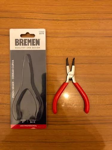 Pinza Seeger Bremen 5 Abrir O Cerrar Curva O Recta Cod 5072 5073