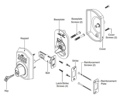 SCHLAGE BE365 PLY 619 Keypad Deadbolt Instruction Manual