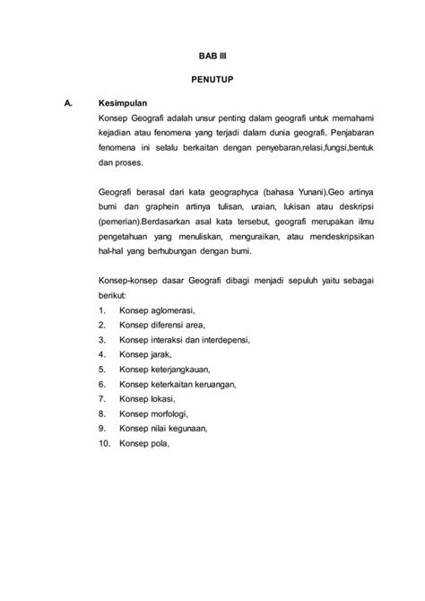 Makalah Geografi