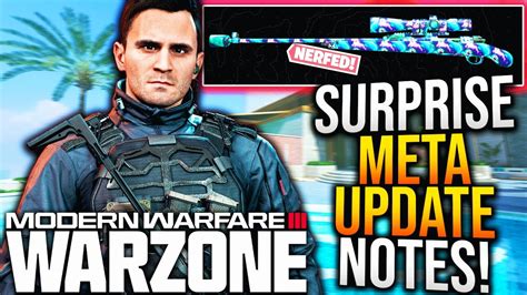 Warzone Surprise Meta Update Patch Notes Kar K Damage Nerf Superi