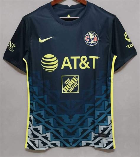 New Release Club America Away Soccer Jersey 20212022 Men Etsy