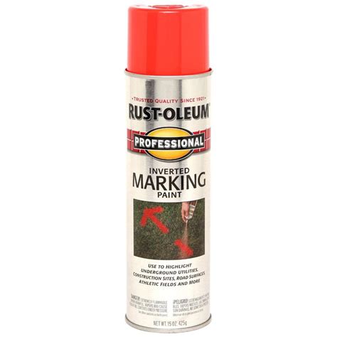 Rust Oleum Professional 15 Oz 2x Fluorescent Green Marking Spray Paint