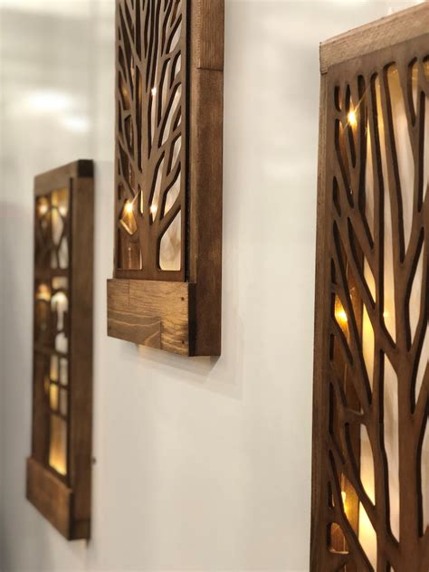 Led Wall Art, Lighted Wall Art, Led Wall Decor, Light Wall Art, Wooden Wall Decor, Wall ...