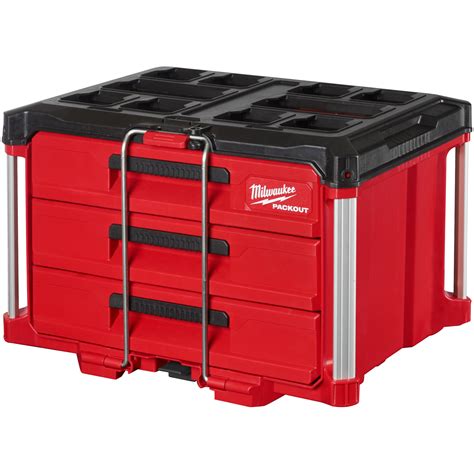 48 22 8443 Milwaukee Packout™ 3 Drawer Tool Box