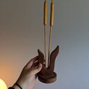 Vintage Accents Vintage Wood Pussy Willow Decor Poshmark