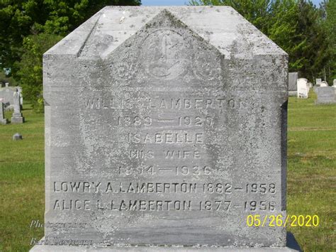 Alice L Tallman Lamberton 1877 1956 Memorial Find A Grave