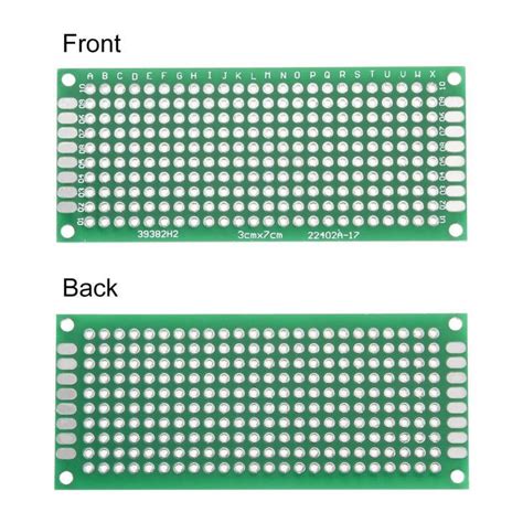 3x7 Cm Universal Double Sided Pcb Prototype Board Arduino Diy