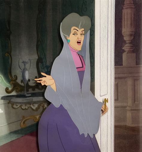 Animation Collection: Production cel of Lady Tremaine (Stepmother) from "Cinderella," 1950