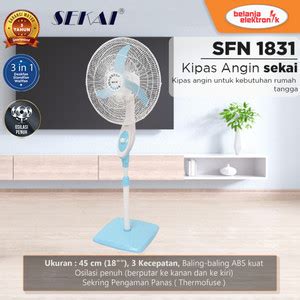 Jual Kipas Angin Tumpu In Sekai Stand Fan Inch Sfn Jakarta