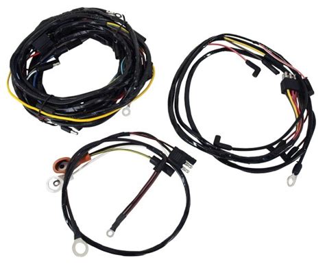 Wiring Harness 6 Cylinder Wgauges And 2 Speed Heater Motor For 65 Mustang Southern Car Parts