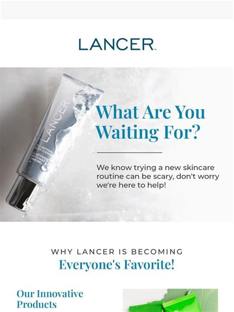 Lancer Skincare: Are you ready to upgrade your skincare routine? | Milled