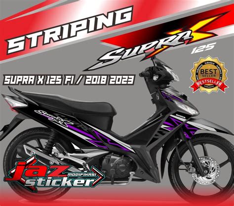 Striping Supra X Fi Variasi Grafis Kekinian