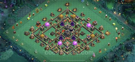 Best Unbeatable Base Th With Link Hybrid Town Hall Level Anti