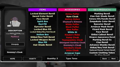 List Of 5 Best Accessories In Type Soul Gamer Tweak