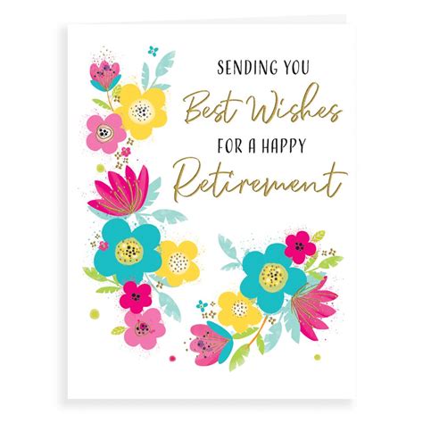 Cards Direct | Retirement Card, Floral