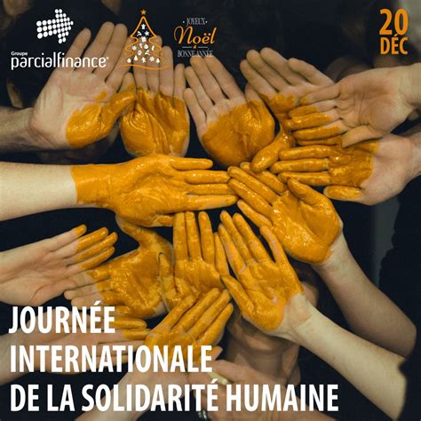 Journée Internationale De La Solidarité Humaine Parcialfinance Jourde