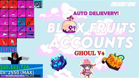 Blox Fruits Level V Ghoul Fullgear Dough V Ghm Cdk Sg