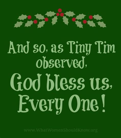 Tiny Tim Quote God Bless Us - ShortQuotes.cc