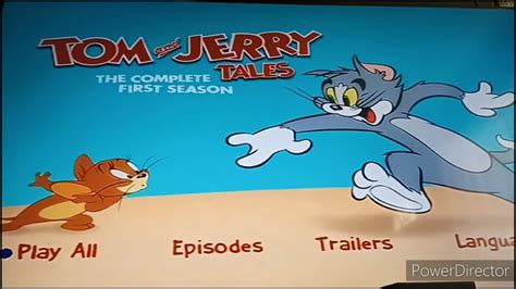 Tom And Jerry Tales The Complete First Season Dvd Menu Disc 1 And 2 Youtube